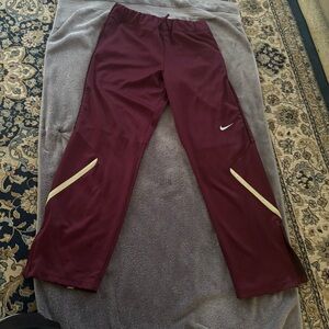 Nike Loose Fit Mens M Breakaway Snap Red Pants